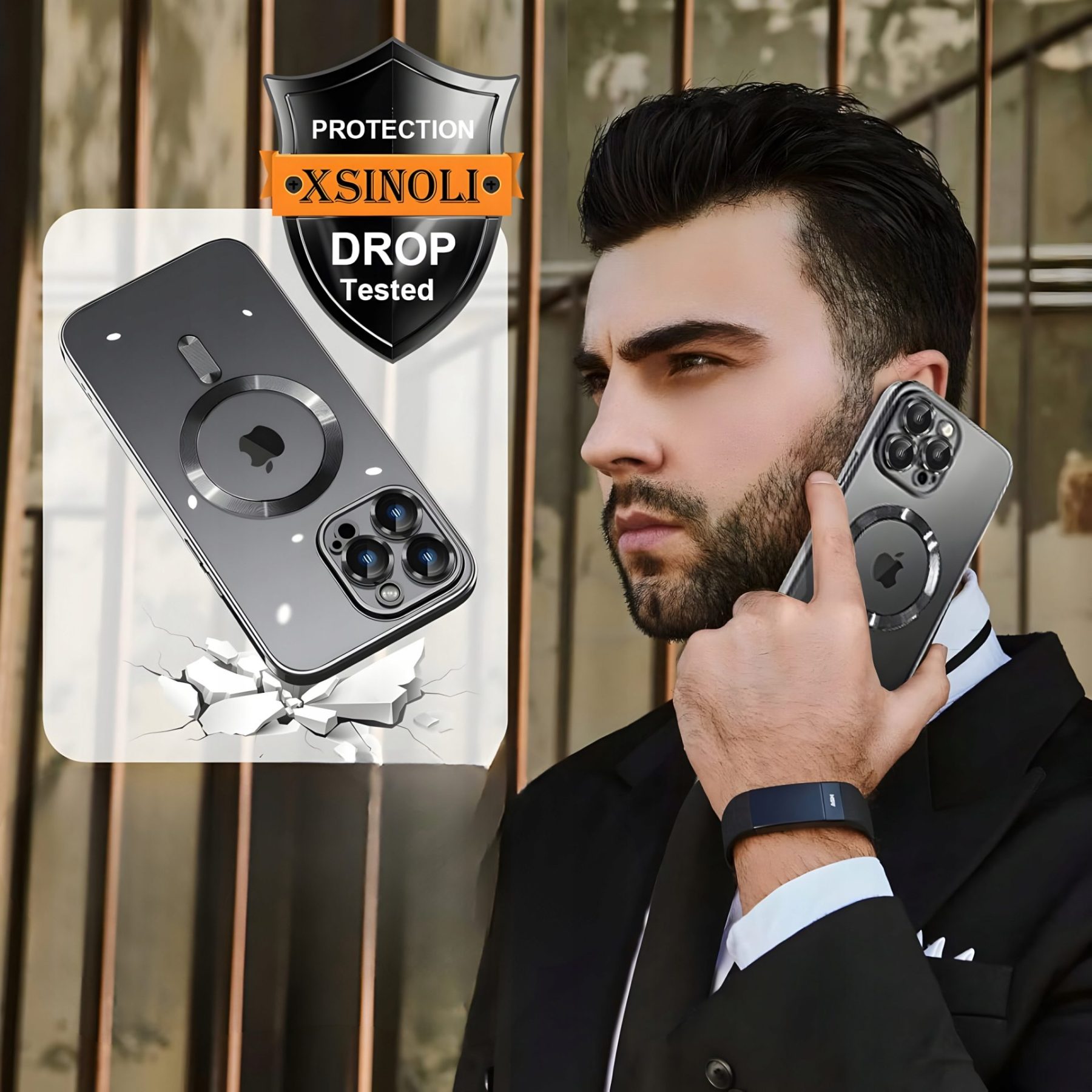 ETUI APPLE IPHONE 15 PRO CASE MAGSAFE OBUDOWA PLECKI COVER POKROWIEC FUTERA - obrazek 15