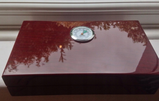 Pudełko na cygara | HIGROMETR | Nawilżacz| HUMIDOR - obrazek 11