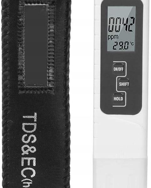 Tester jakości wody 3w1: TDS, przewodność, temperatura do domu i przemysłu