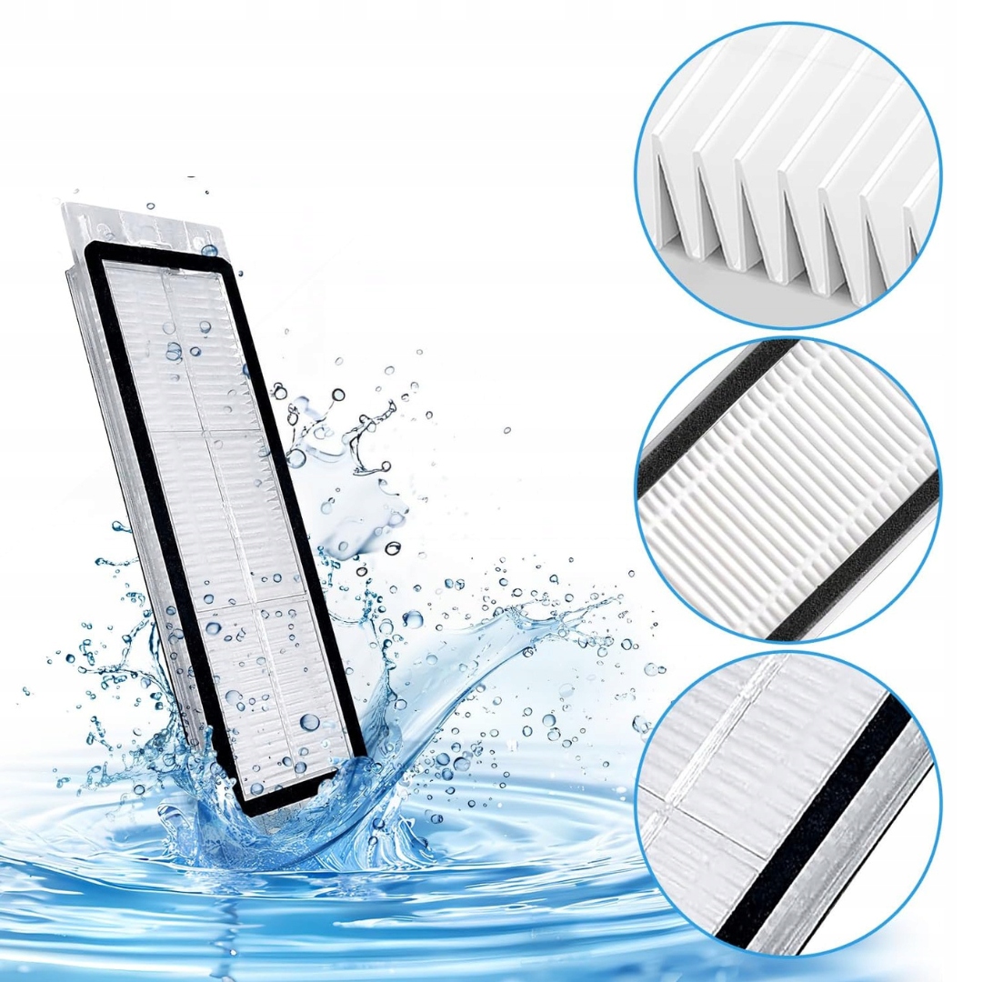 Zestaw akcesoriów Roborock S5/S6: 2 szczotki, 4 filtry, 4 mopy, 6 szczotek - obrazek 3