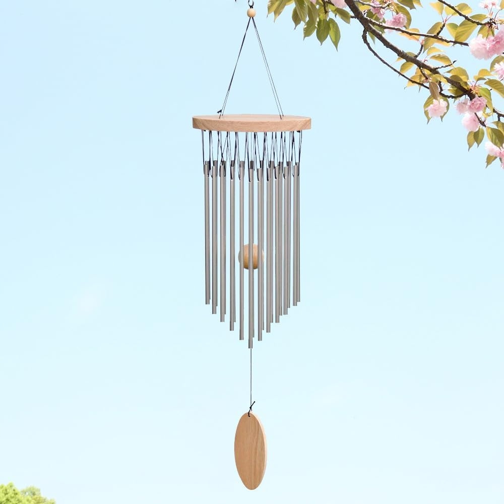 Dzwonki Wietrzne 22 Rury ze Stopu Aluminium - Do Ogrodu i Wnętrz - obrazek 2