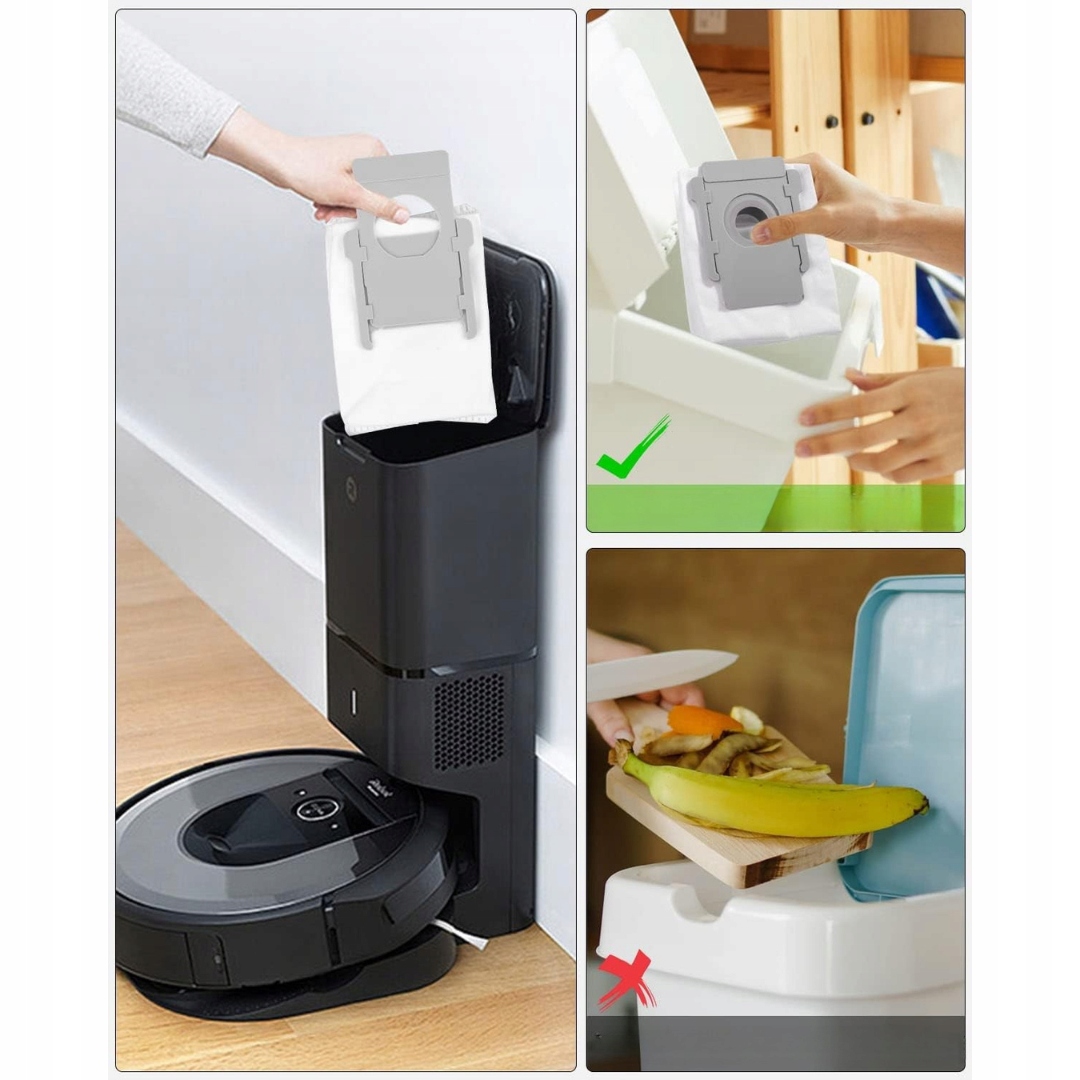 12 Worków do Odkurzacza iRobot i7, i7+, S9, J7 - Filtracja, Kompatybilność - obrazek 6