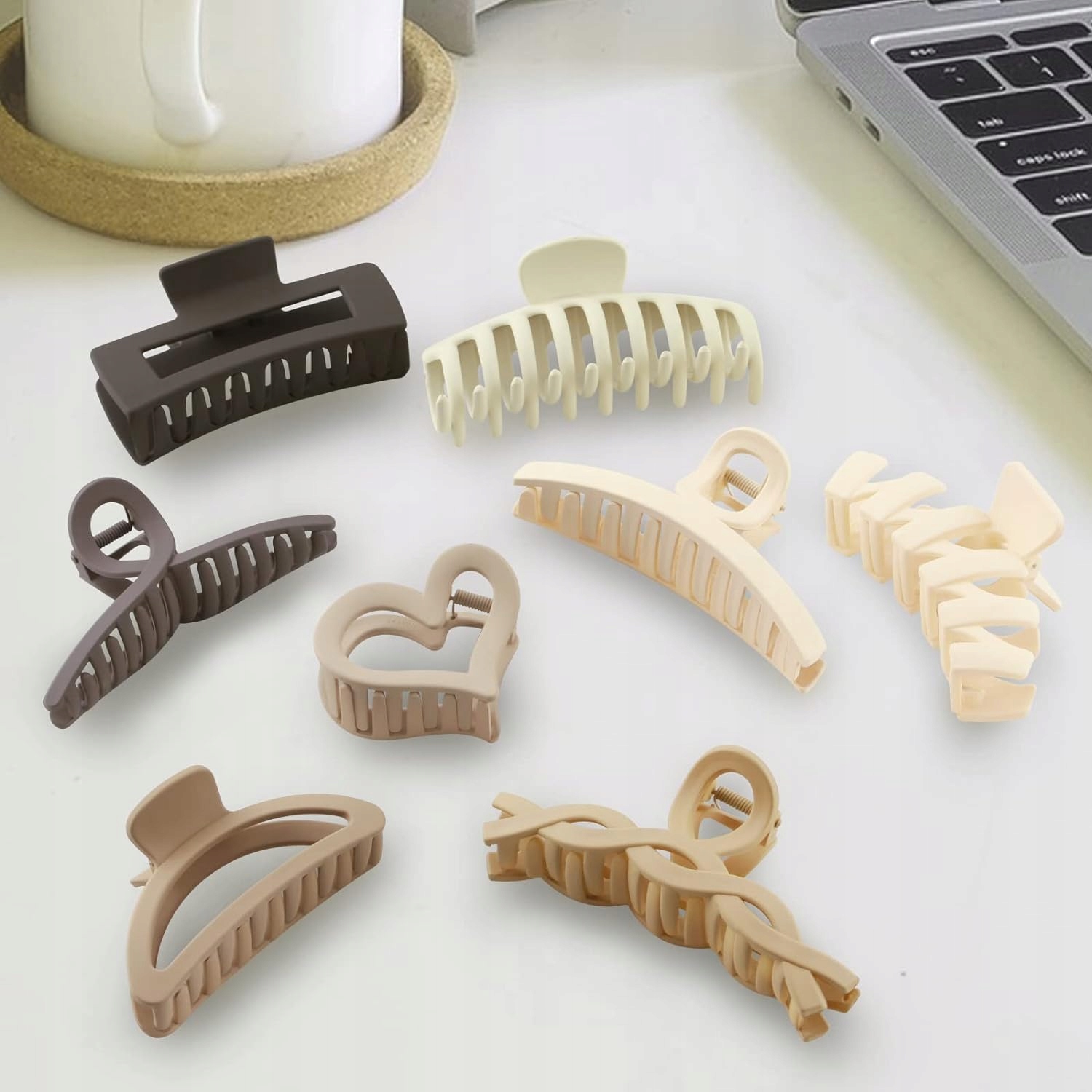 SPINKI DO GRUBYCH WŁOSÓW | ANTYPOŚLIZGOWE ZACISKI| DLA KOBIET| 8SZT - obrazek 6