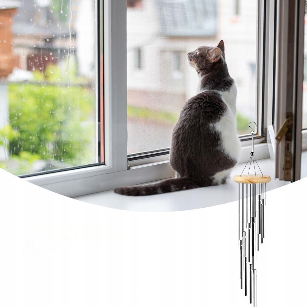 59 CM | DZWONKI WIETRZNE OGRODOWE Z METALOWYMI RURKAMI | DZWONEK WIETRZNY - obrazek 7