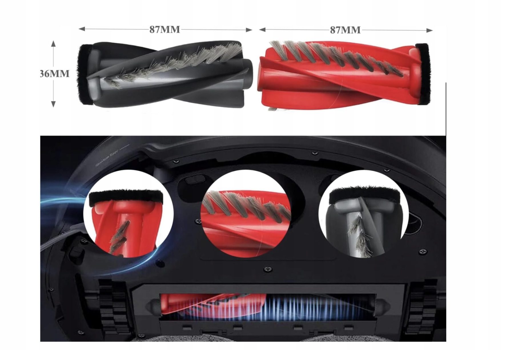 Akcesoria do Roborock Saros szczotki, filtry, worki, mopy, części zamienne - obrazek 3