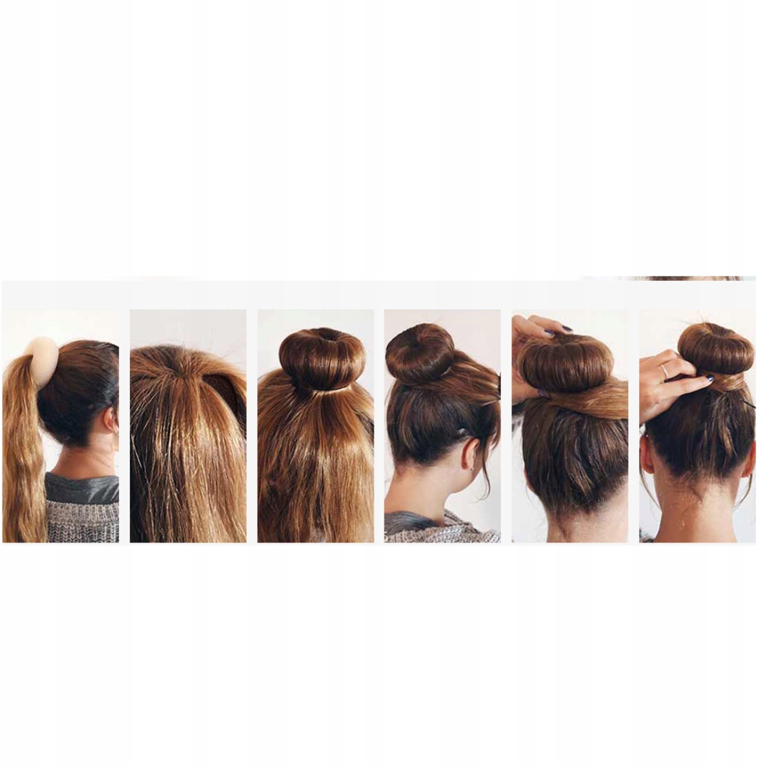 ZESTAW DO ROBIENIA KOKÓW | ELASTYCZNE GUMKI DO WŁOSÓW | SPINKI | 32 SZT - obrazek 10