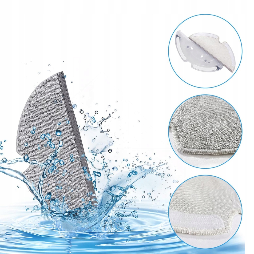 Zestaw akcesoriów Roborock S5/S6: 2 szczotki, 4 filtry, 4 mopy, 6 szczotek - obrazek 5