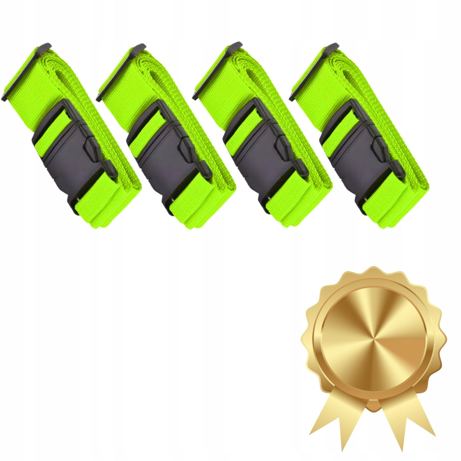 4x PAS BAGAŻOWY ZABEZPIECZAJĄCY DO WALIZEK SPINAJĄCY ZESTAW + 2 ETYKIETY - obrazek 16