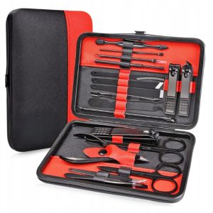 PROFESJONALNY ZESTAW PEDICURE |MANICURE|18 NARZĘDZI DO PIELĘGNACJI PAZNOKCI