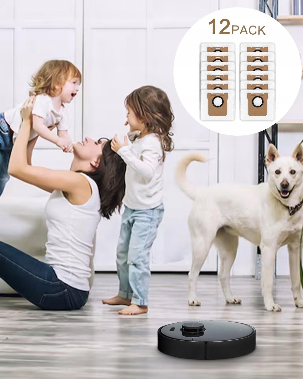 12 worków do Dreame L10s/L10/L20 Ultra 2,5L Zamiennik, Filtracja - obrazek 8