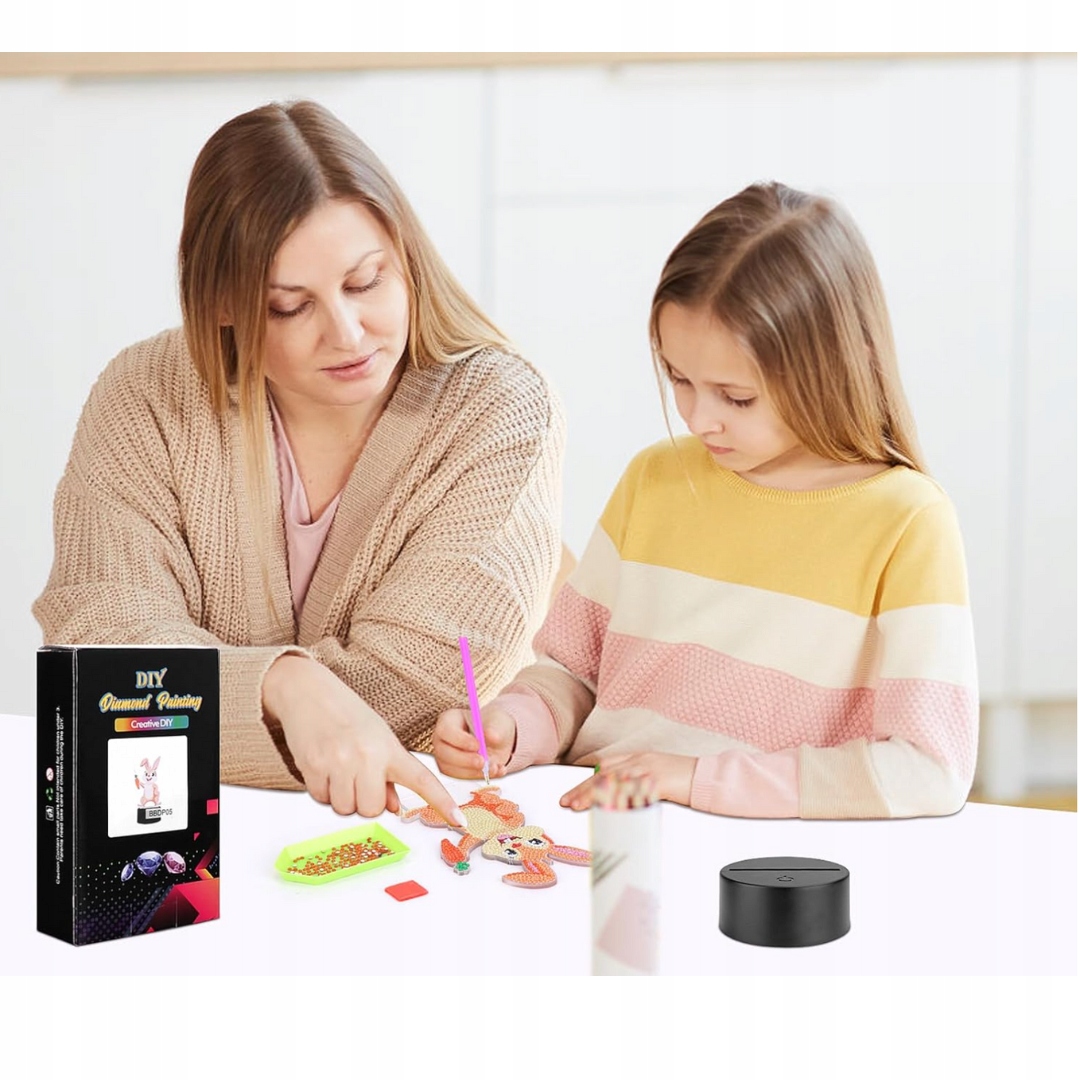 Homgaty Zestaw do Majsterkowania dla Dziewczynek 5-12 Lat Lampka Nocna LED - obrazek 14