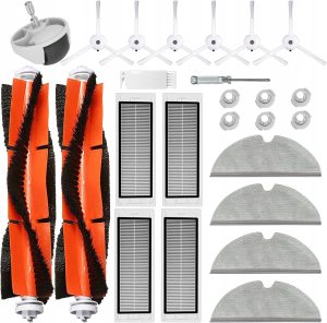 Zestaw akcesoriów Roborock S5/S6: 2 szczotki, 4 filtry, 4 mopy, 6 szczotek