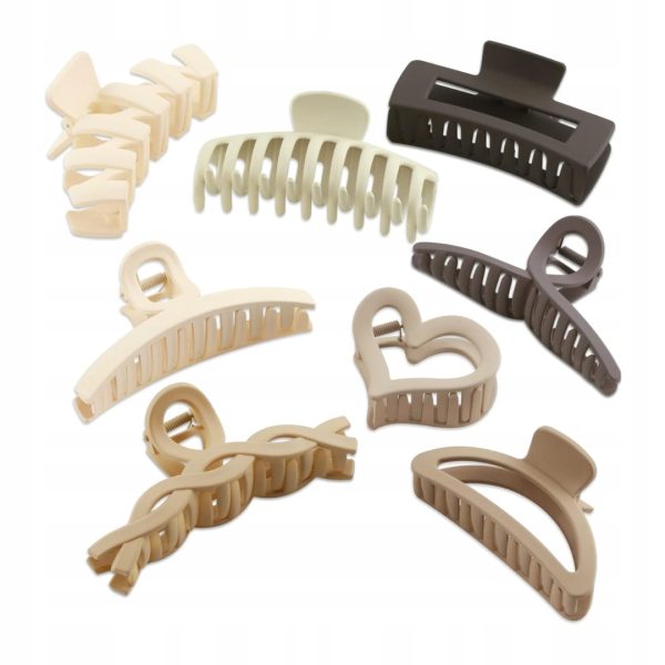 SPINKI DO GRUBYCH WŁOSÓW | ANTYPOŚLIZGOWE ZACISKI| DLA KOBIET| 8SZT