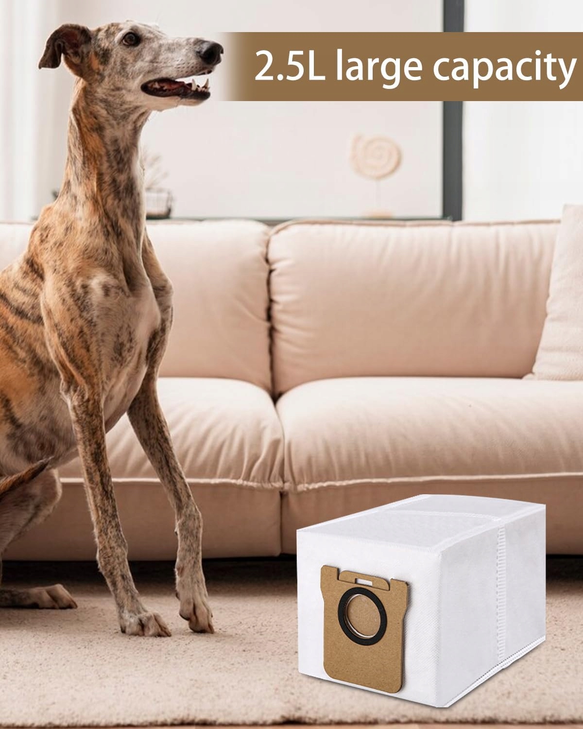 12 worków do Dreame L10s/L10/L20 Ultra 2,5L Zamiennik, Filtracja - obrazek 3