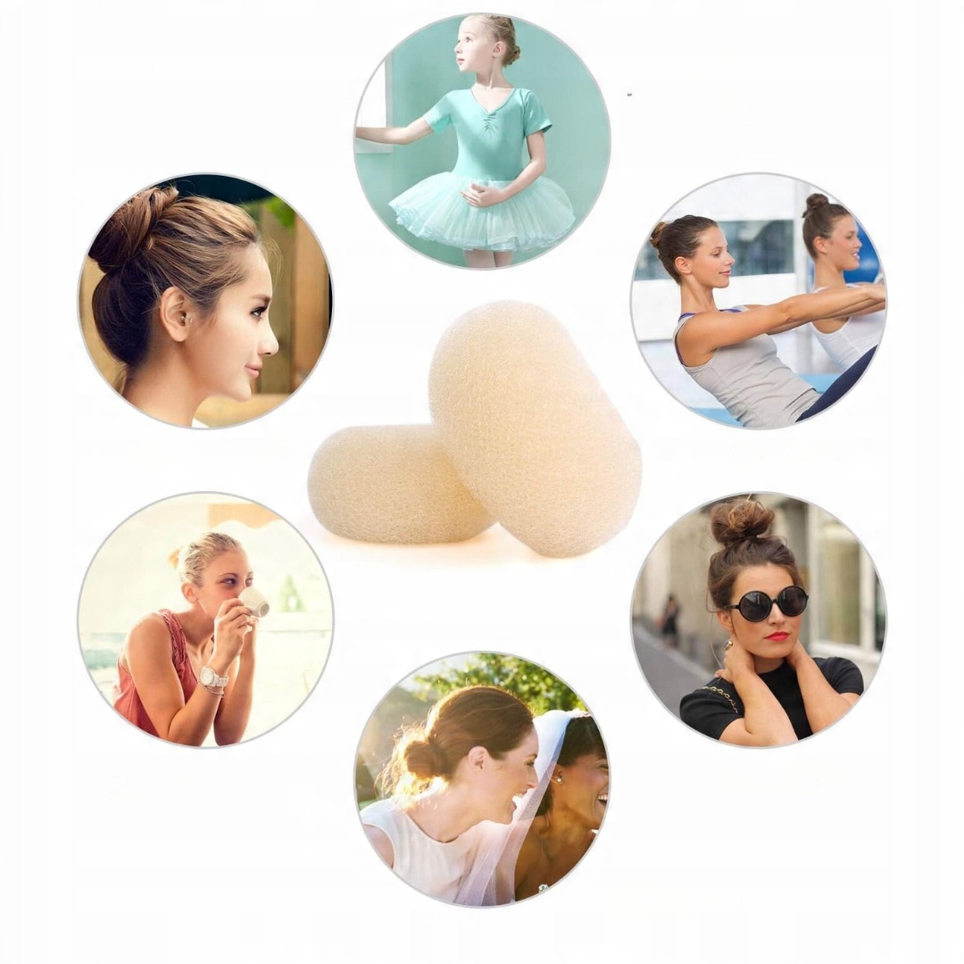 ZESTAW DO ROBIENIA KOKÓW | ELASTYCZNE GUMKI DO WŁOSÓW | SPINKI | 32 SZT - obrazek 15