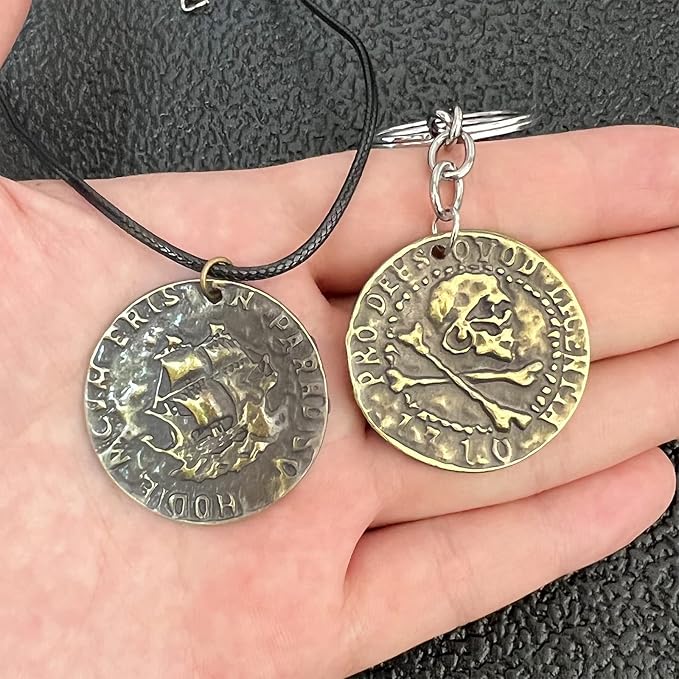 Zestaw 29 szt. biżuterii Drake naszyjnik, bransoletka, brelok styl hip-hop - obrazek 4