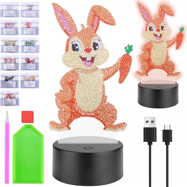 Homgaty Zestaw do Majsterkowania dla Dziewczynek 5-12 Lat Lampka Nocna LED