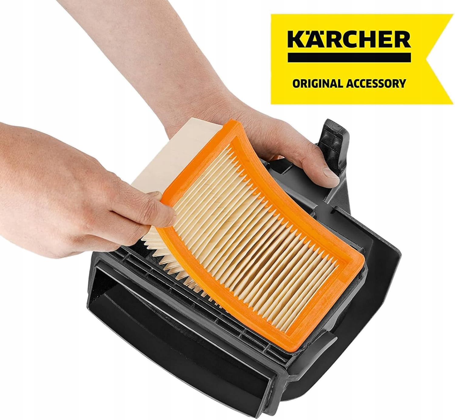 Płaski filtr falisty do odkurzaczy MV 4 do MV 6 serii WD 4 do WD 6 Kärcher - obrazek 3