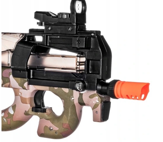 KARABIN PISTOLET P90 | NA KULKI DO AUTOMAT | KULKI + ŻELOWE CS | ZESTAW - obrazek 11