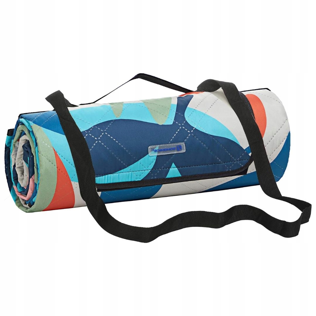 KOC PIKNIKOWY TERMICZNY DUŻY 200x150 cm WODOODPORNY MATA PLAŻOWA PARK GRILL