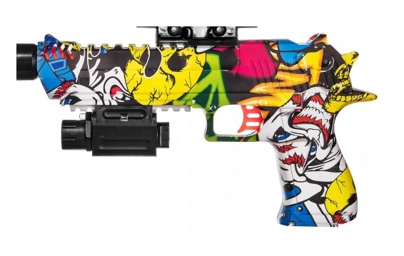 KARABIN PISTOLET | NA KULKI DO AUTOMAT | DEAGLE KULKI + ŻELOWE CS | ZESTAW - obrazek 3