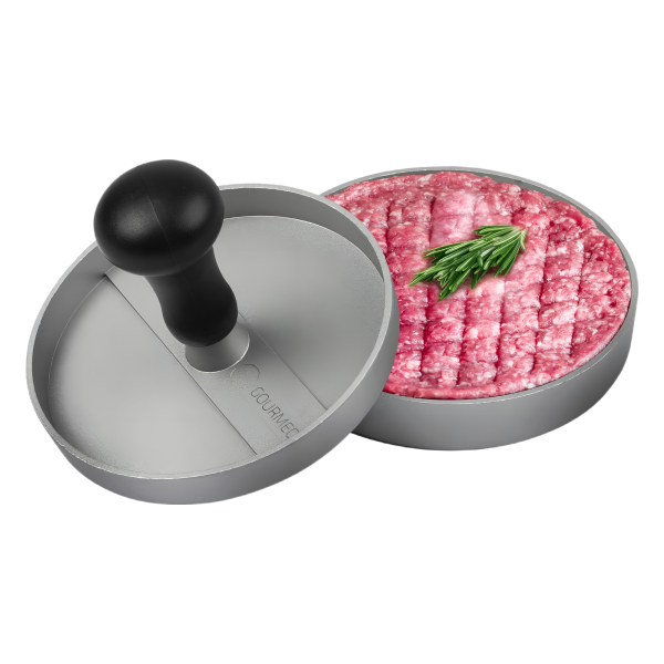 Prasa do Burgerów Aluminiowa z Powłoką Nieprzywierającą + 50 Papierów