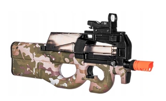 KARABIN PISTOLET P90 | NA KULKI DO AUTOMAT | KULKI + ŻELOWE CS | ZESTAW - obrazek 3