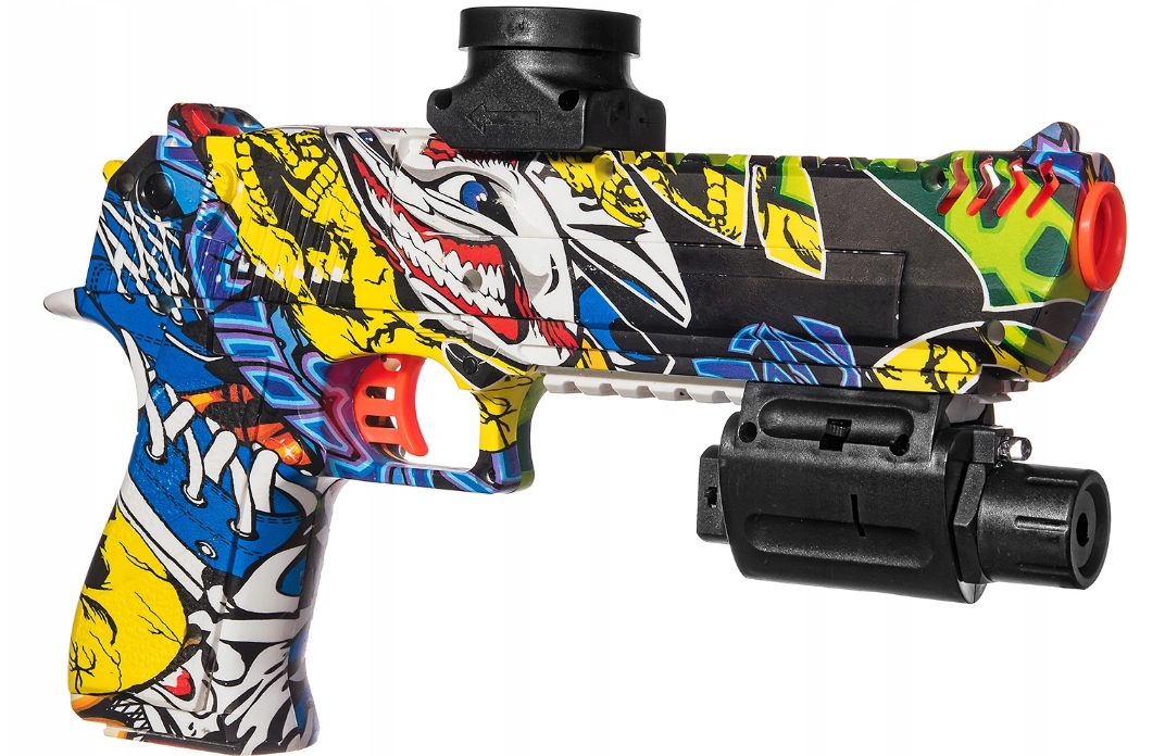 KARABIN PISTOLET | NA KULKI DO AUTOMAT | DEAGLE KULKI + ŻELOWE CS | ZESTAW - obrazek 2