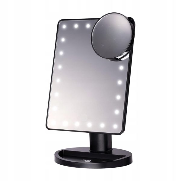 Lusterko Kosmetyczne LED z Powiększeniem 10x - Regulowane i Stylowe