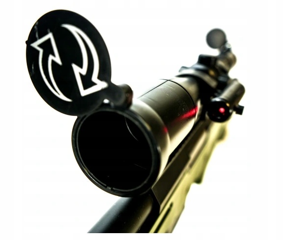 KARABIN PISTOLET SNAJPERSKI AWP NA KULKI + LASER LUNETA GUN - obrazek 13