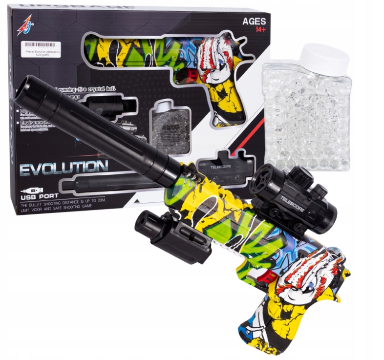 KARABIN PISTOLET|NA KULKI DO AUTOMAT |DEAGLE KULKI + ŻELOWE CS |AKCESORIA - obrazek 3