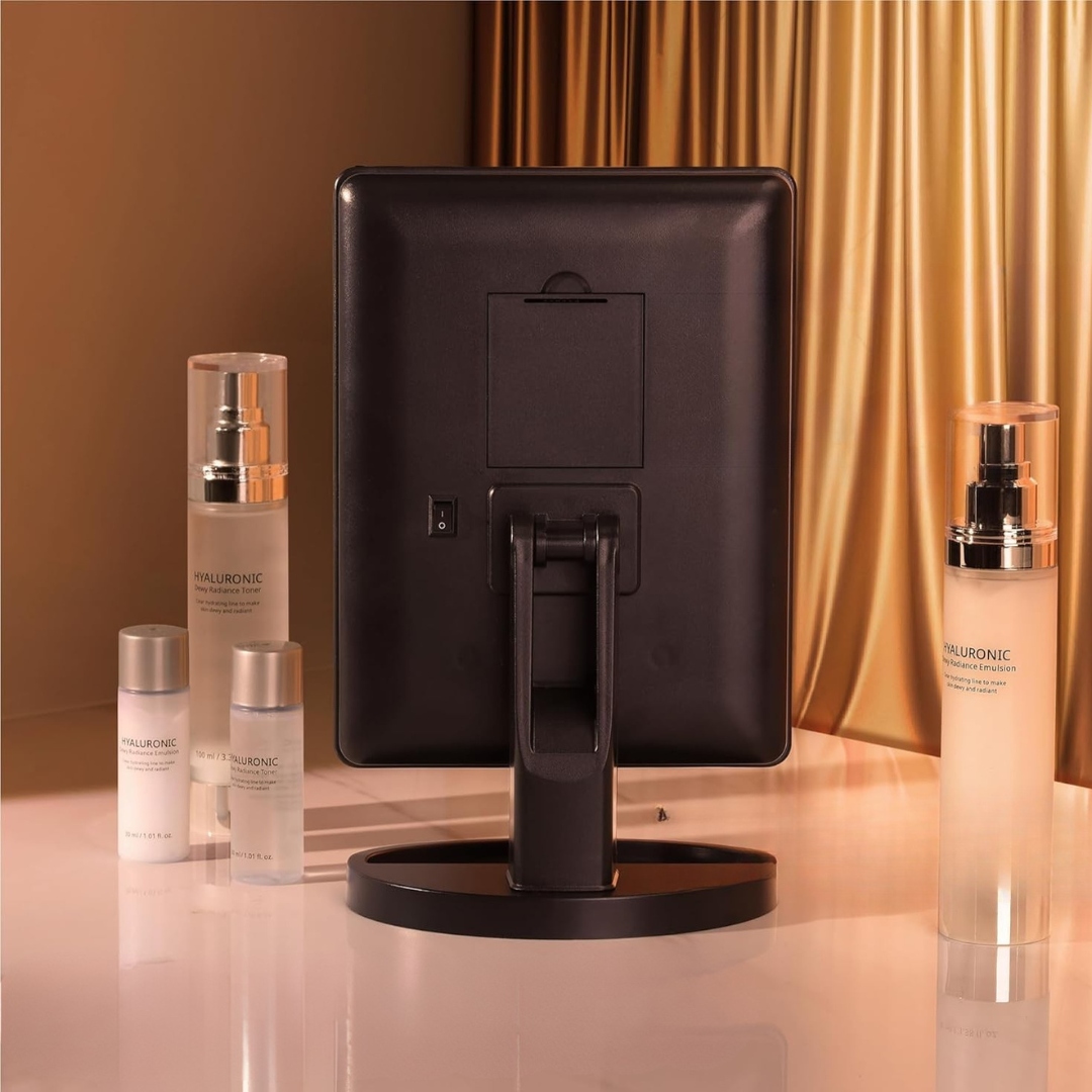 Lusterko Kosmetyczne LED z Powiększeniem 10x - Regulowane i Stylowe - obrazek 3