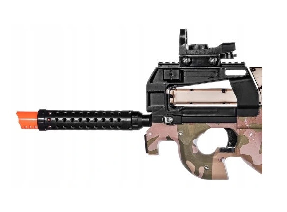 KARABIN PISTOLET P90 | NA KULKI DO AUTOMAT | KULKI + ŻELOWE CS | ZESTAW - obrazek 7