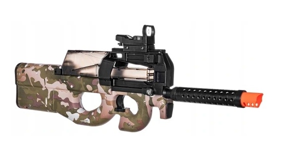 KARABIN PISTOLET P90 | NA KULKI DO AUTOMAT | KULKI + ŻELOWE CS | ZESTAW - obrazek 2