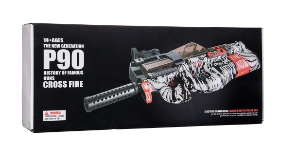 KARABIN PISTOLET P90 | NA KULKI DO AUTOMAT | KULKI + ŻELOWE CS | ZESTAW - obrazek 13