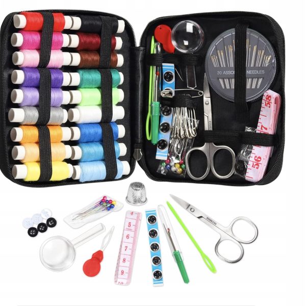 Kompletny Zestaw Do Szycia 86 szt. Mini Podróżny Zestaw Dla Początkujących