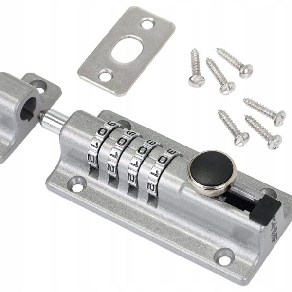 Zamek Szyfrowy Na Kod 4-cyfrowy Bezpieczeństwa Zewnętrzny Zamek Szyfr