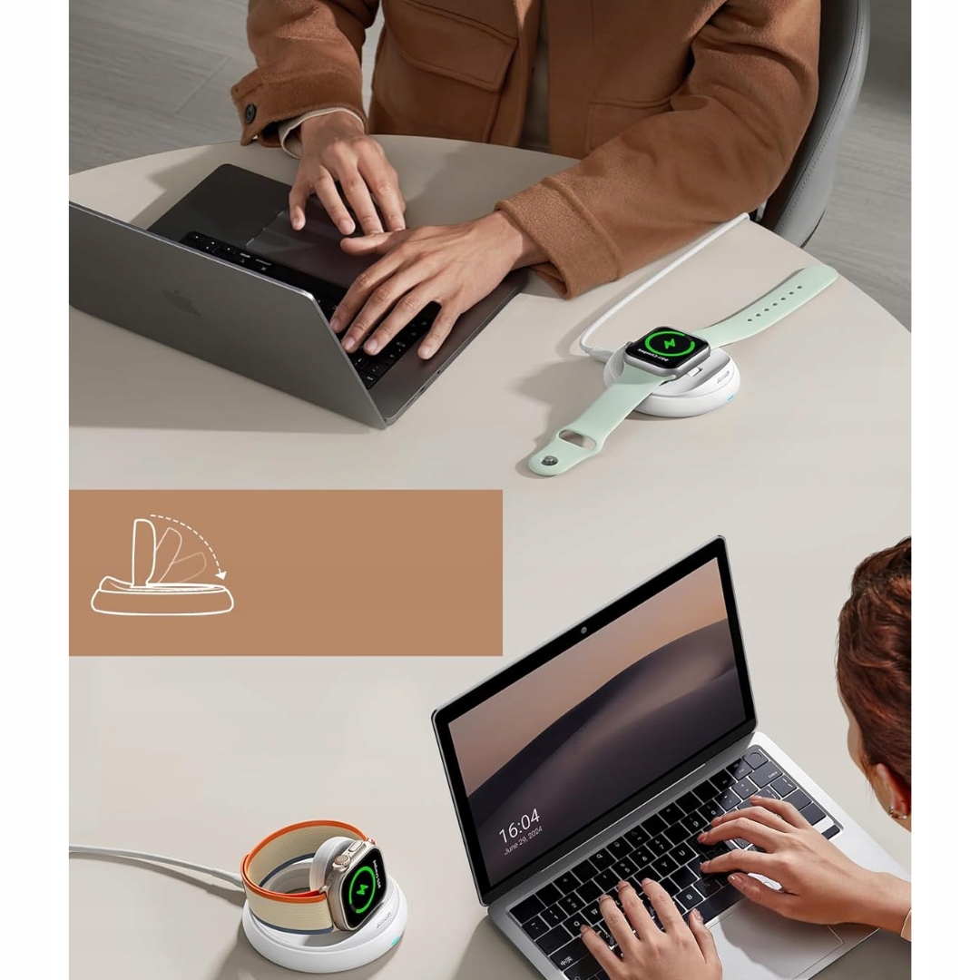 Magnetyczna Ładowarka Apple Watch USB-C Przenośna Podstawka Stacja Dokująca - obrazek 6