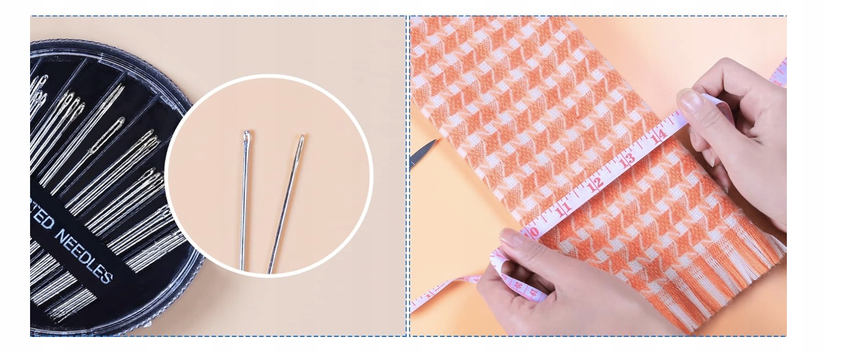 Kompletny Zestaw Do Szycia 86 szt. Mini Podróżny Zestaw Dla Początkujących - obrazek 3