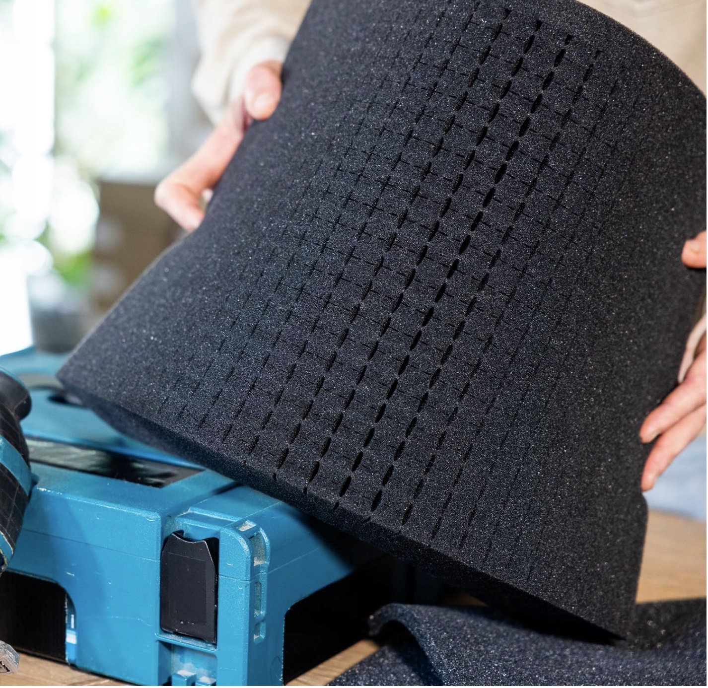 Pianka Rastrowa W Kostce Wkładka Do Walizki Narzędzi Sprzętu 440x315mm 60mm - obrazek 2