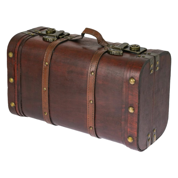 Skrzynia Skrzynka Drewniana Duża Ozdobna Walizka Vintage Dekoracyjna Kufer