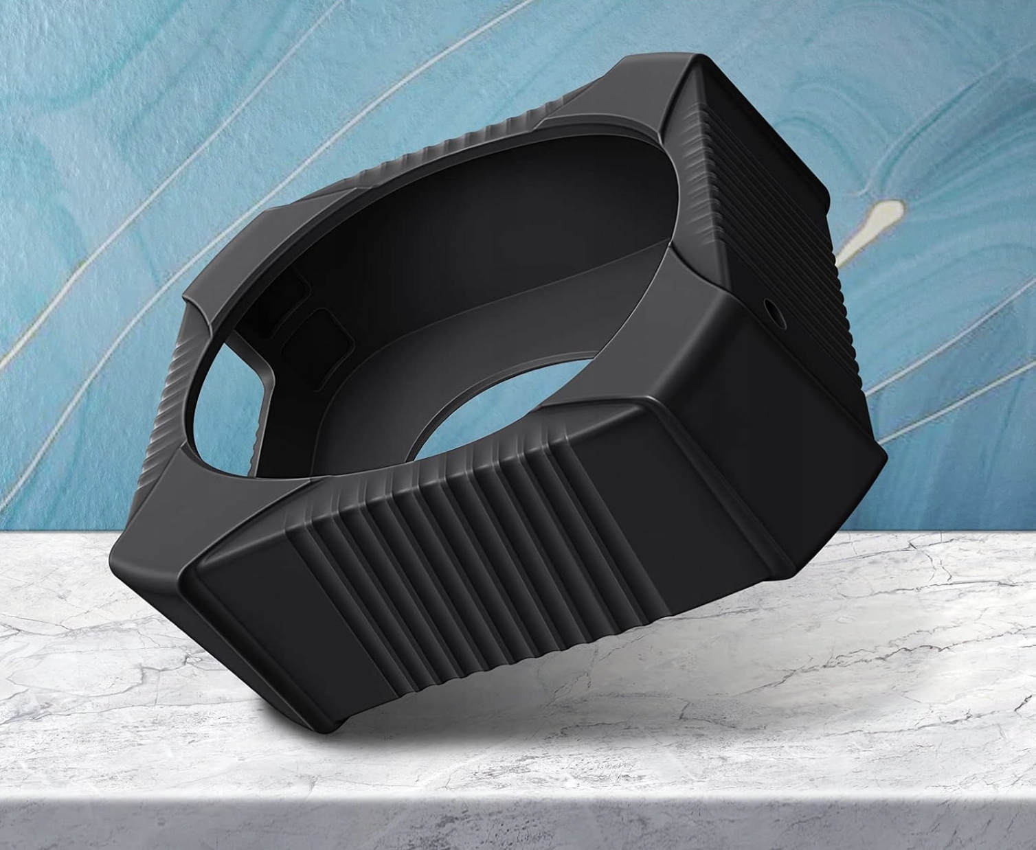 Etui Ochronne Silikonowe Do Apple TV 4K 2021 / Apple TV HD CaseBot Czarne - obrazek 4