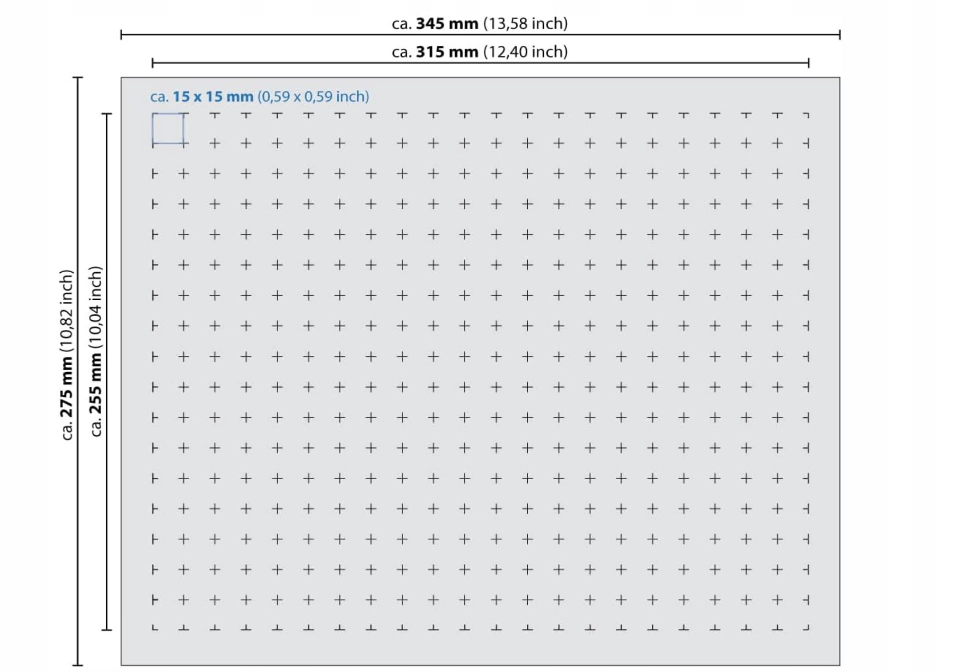 Pianka Rastrowa 345 × 275 mm Wkładka Ochronna do Walizek Paczek 10mm - obrazek 3