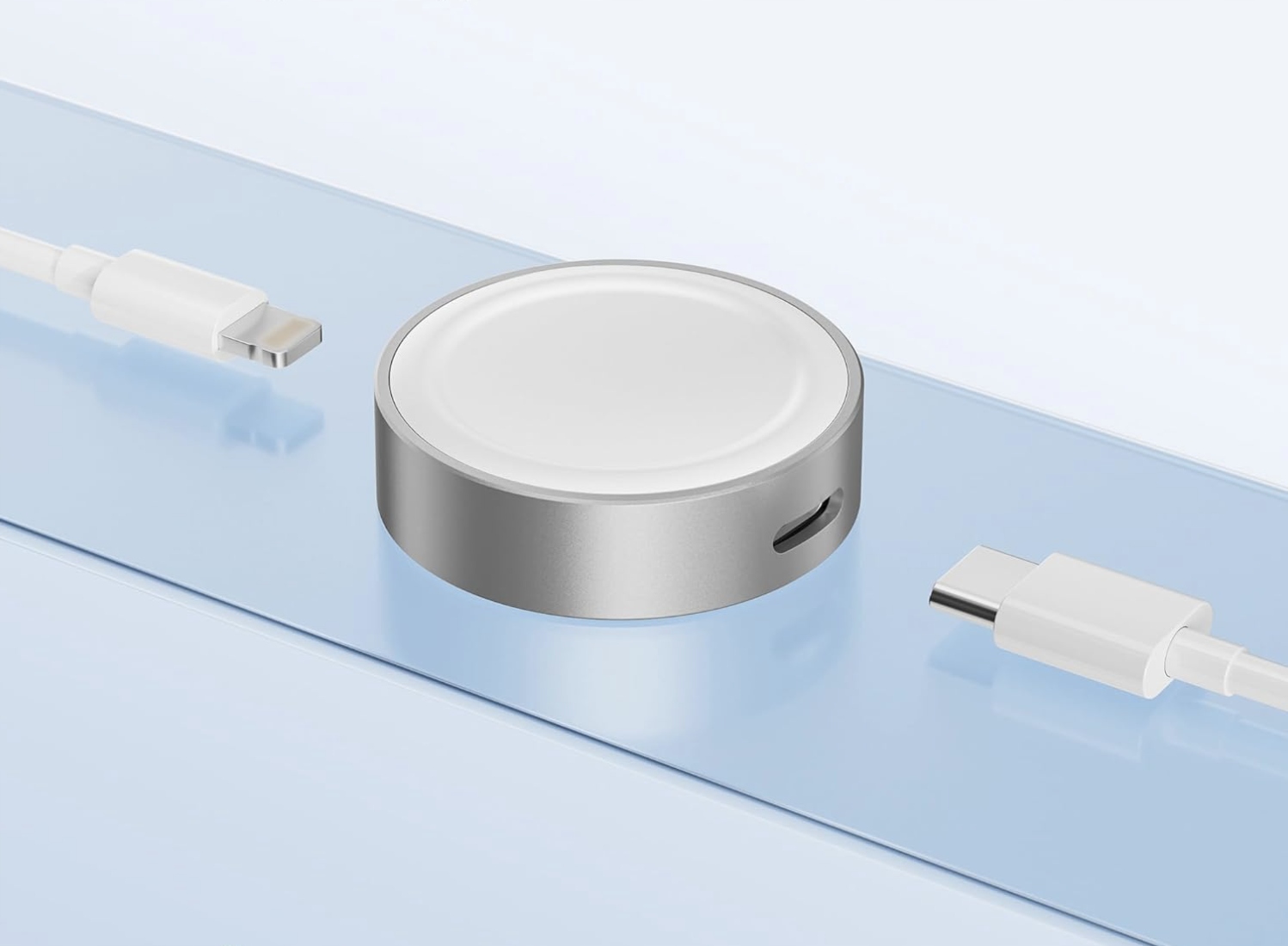 Magnetyczna Ładowarka do Apple Watch USB-C & Lightning Bezprzewodowa - obrazek 2