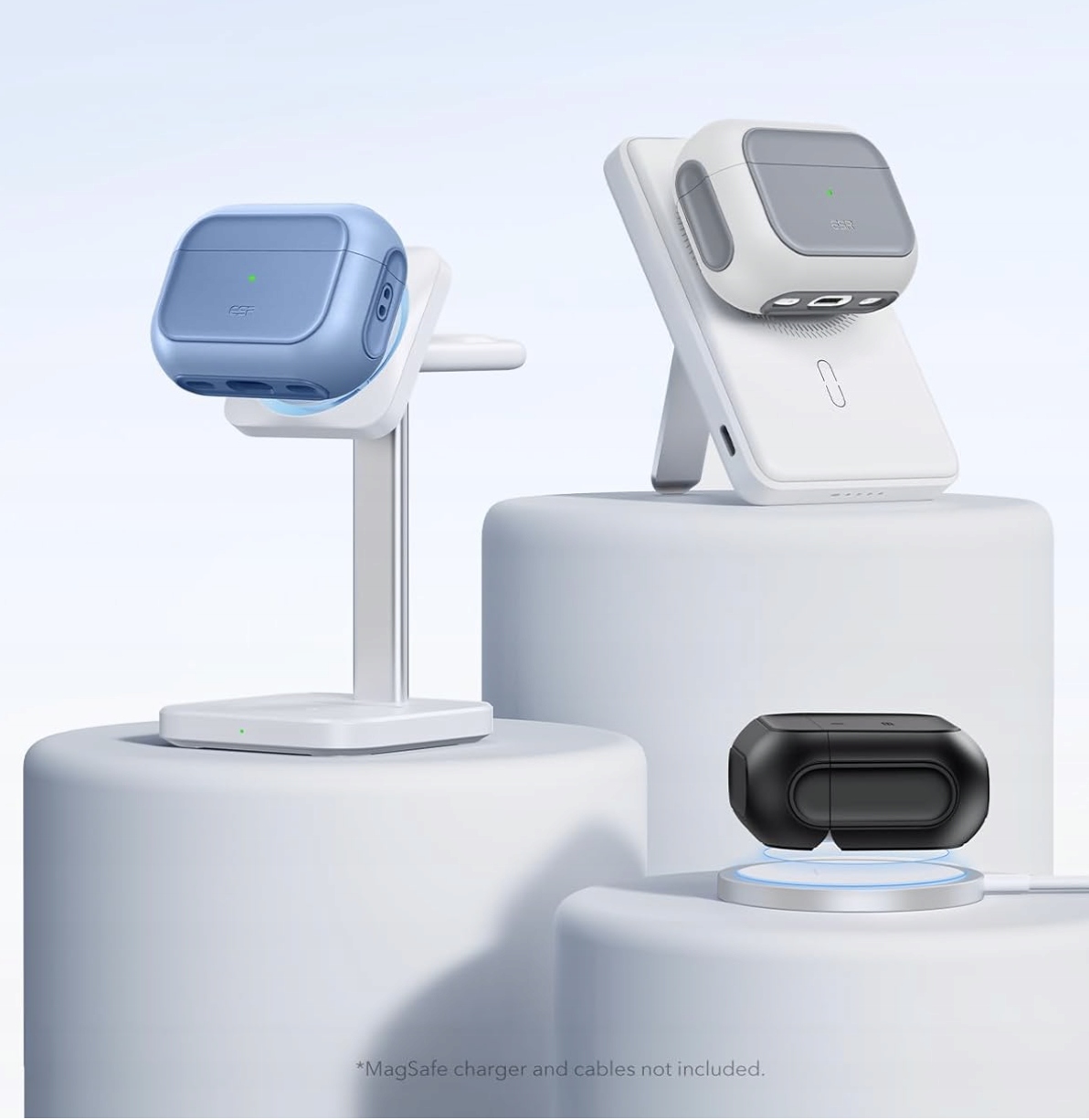 Etui z HaloLock do AirPods Pro 2. Generacji MagSafe Ready Hybrydowa Ochrona - obrazek 5