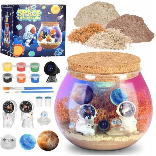 Lampka Nocna LED z Pilotem Zestaw DIY Terrarium z Dinozaury Piasek Withosen