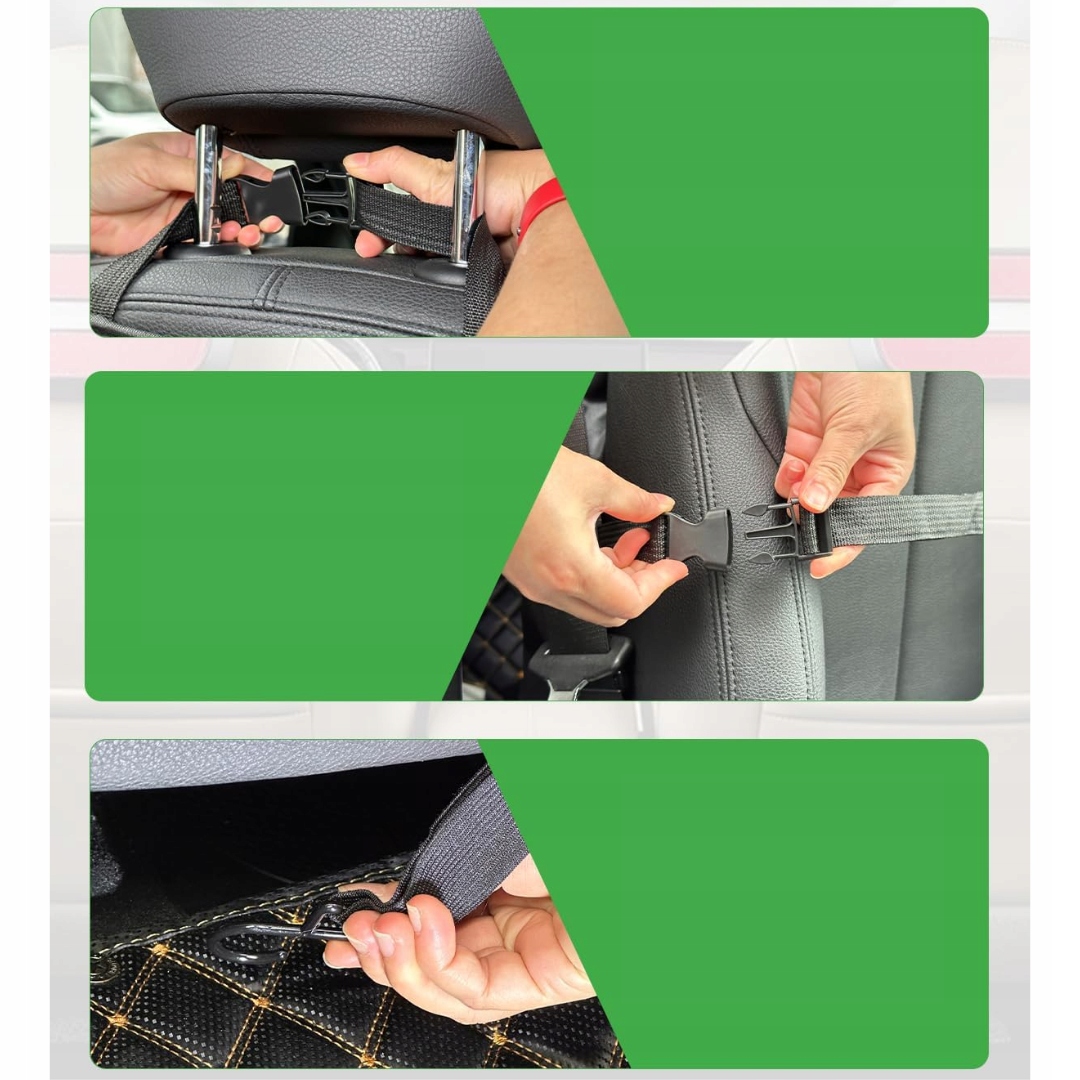 Organizer Samochodowy Ochraniacz Na Fotel Osłona Oparcie Na Tył Siedzenia - obrazek 6