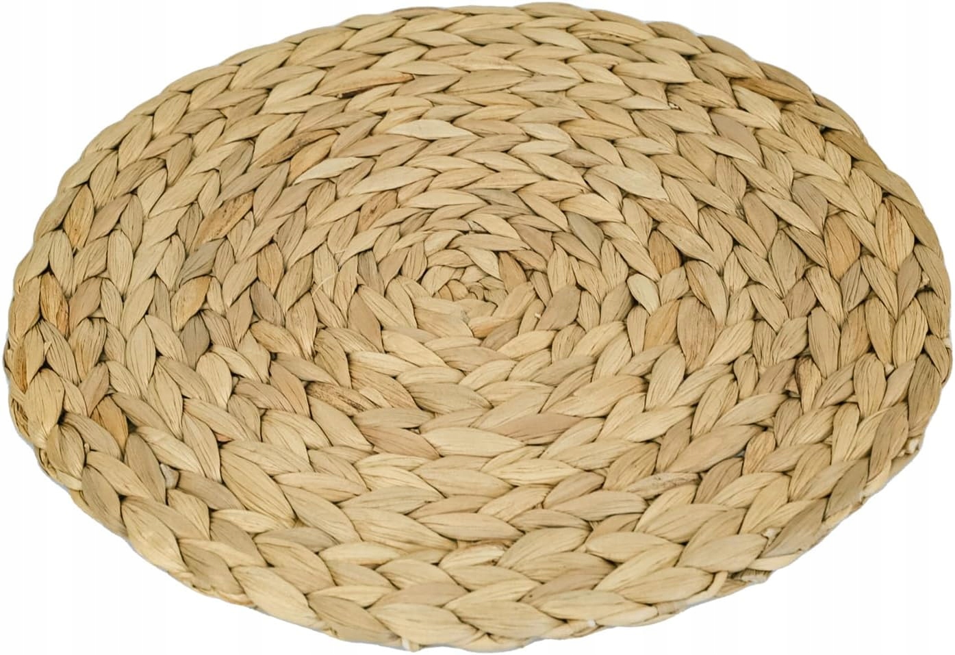 ZESTAW PODKŁADEK STOŁOWYCH | OKRĄGŁY | PLECIONY Z HIACYNTU WODNEGO| 6 SZT - obrazek 5