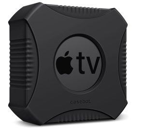 Etui Ochronne Silikonowe Do Apple TV 4K 2021 / Apple TV HD CaseBot Czarne