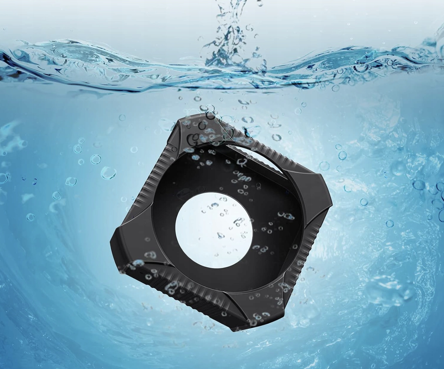 Etui Ochronne Silikonowe Do Apple TV 4K 2021 / Apple TV HD CaseBot Czarne - obrazek 6